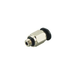 SNS SPC-C Series pneumatic one touch air hose tube connector male straight brass quick miniature fitting