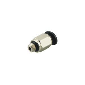 SNS SPC-C Series pneumatic ib kov cua hose tube connector txiv neej ncaj tooj dag ceev me me haum