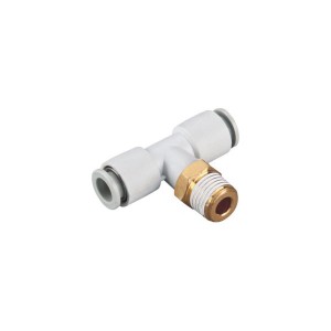 SNS KQ2B Series pneumatic one touch air hose tube connector male straight brass fast fitting