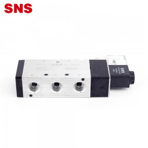 SNS 4V4 Series Aluminum Alloy Solenoid Valve Air Control 5 way 12V 24V 110V 240V