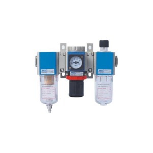 SNS pneumatic GC Series FRL chav cua qhov chaw kho mob ua ke cua lim siab regulator nrog lubricator