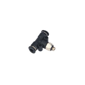 SNS SPB-C Series Pneumatic Male Branch Thread Tee Type Quick Connect Fitting Plastic Air mini Connector