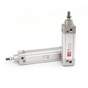 SNS DNC سيريز Double Acting المونيم مصر معياري Pneumatic Air Cylinder ISO6431 سان