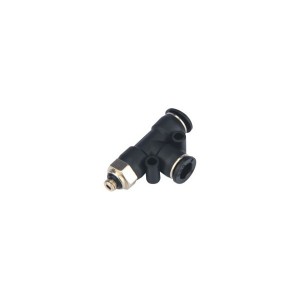 SNS SPD-C Series นิวเมติก one touch T ประเภท 3 way joint ชาย run tee พลาสติก quick fitting air ท่อ mini connector