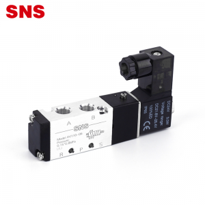 SNS 4V1 Series Alüminium Alaşımlı Solenoid Valf Hava Nəzarəti 5 yollu 12V 24V 110V 240V