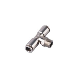 SNS JPB Series Pneumatic Male Branch Thread Tee Type Quick Connect Fitting Air Connector