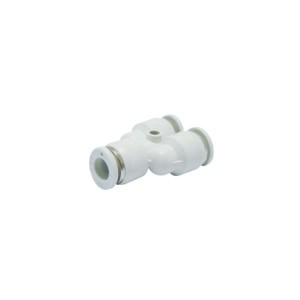 SNS BPY Series one touch 3 way union air hose tube connector plastic Y type nga pneumatic quick fitting