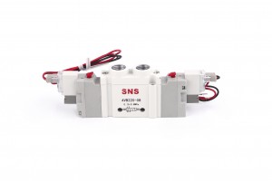Válvula de control de fluxo de aire de solenoide neumático da serie SNS 4VB