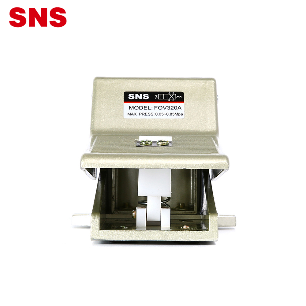 SNS FOV Series pneumatic Aluminiyam ingxubevange ibhola isakhiwo forged unyawo brake valve