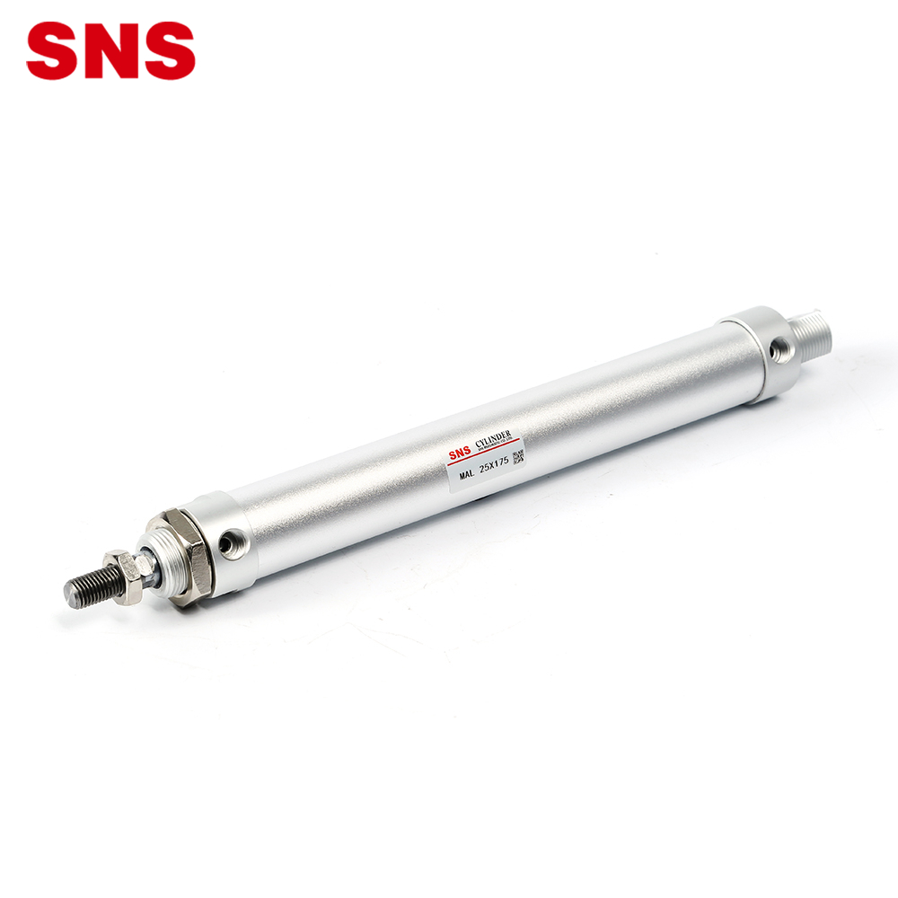 single rod Dual Action Mini Air pneumatic Cylinder SNS MAL25*125 1/8"BSPT bore20 