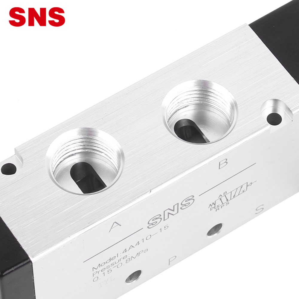 SNS 4A serija tvornički niske cijene pneumatski upravljani 5-smjerni elektromagnetni ventil za kontrolu zraka