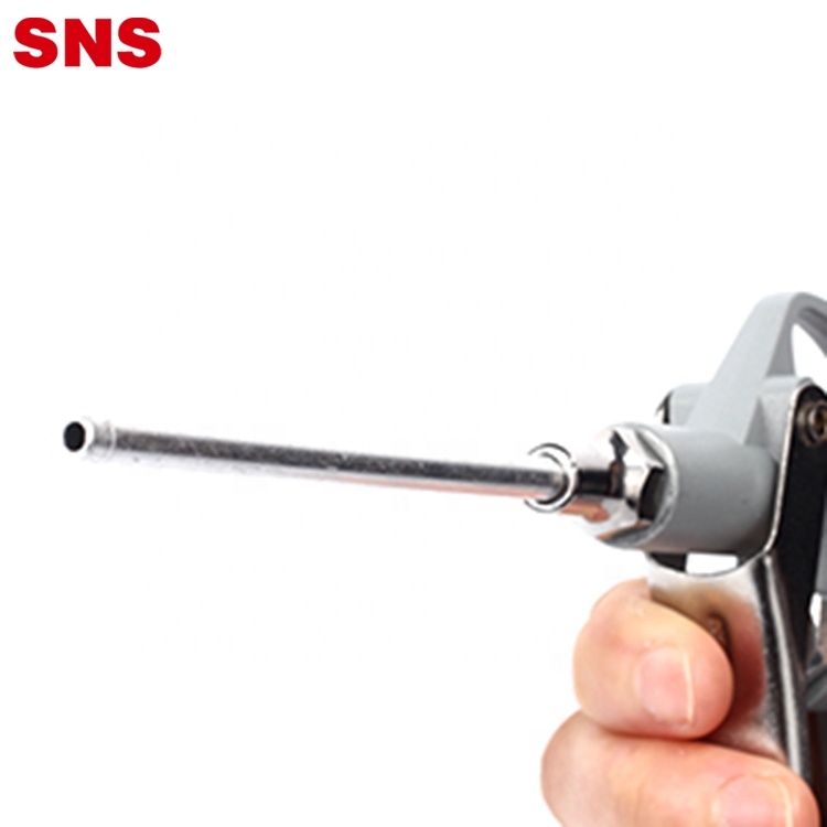 SNS DG-10(NG) Pistola de aire comprimido de dos boquillas intercambiables tipo D con acoplador NPT