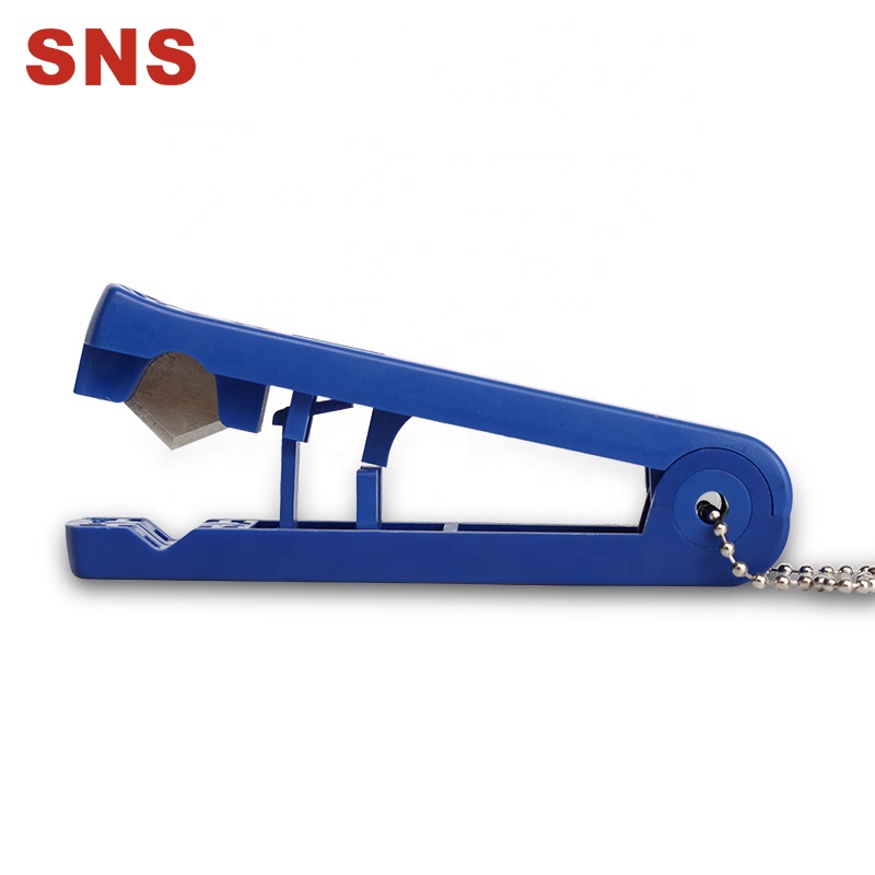 SNS TK-3 Mini cortador de tubo de plástico portátil para manguera de aire de tubo de PU
