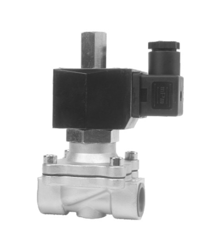 SNS 2WBK Stainless Steel Normally Opened Solenoid Control Valve Pneumatic