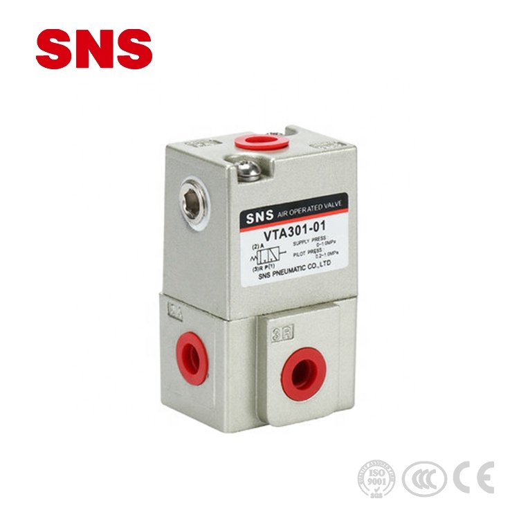 SNS VTA301 Valvola di controllo pneumatica dell'elettrovalvola a solenoide PT1/8 ad alta frequenza per il controllo dell'aria serie