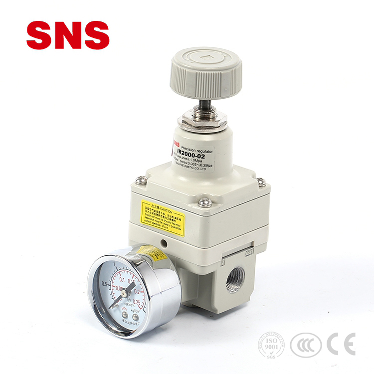 I-SNS IR Series isilawuli somoya wokulawula i-valve i-aluminium alloy air pressure precision regulator