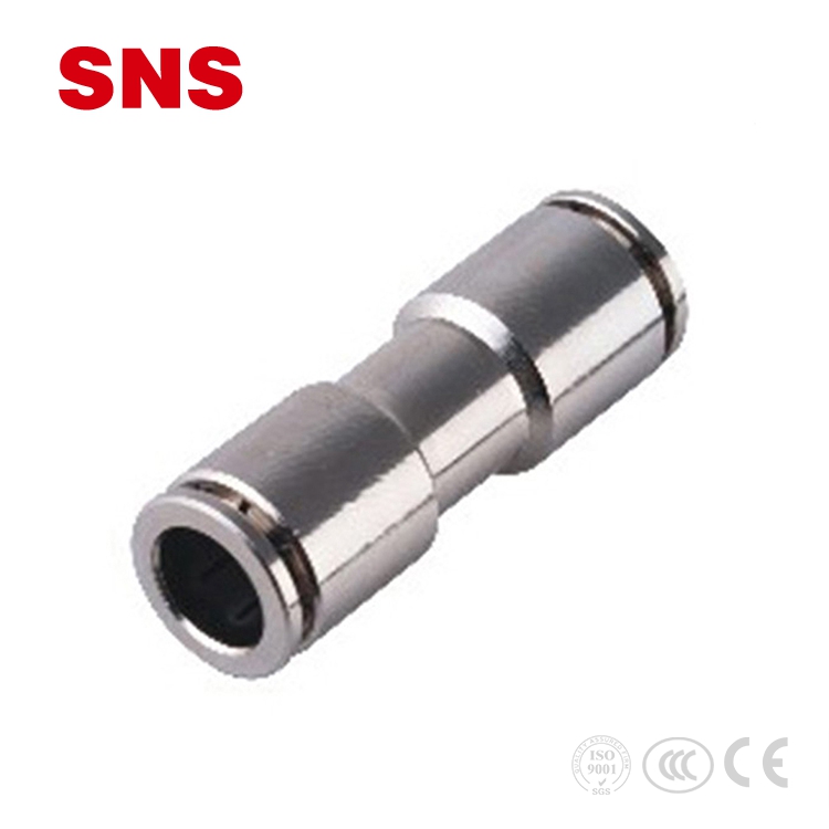 SNS BKC-PG pneumatic bsp din oțel inoxidabil racord de reducere drept, conector rapid pneumatic drept