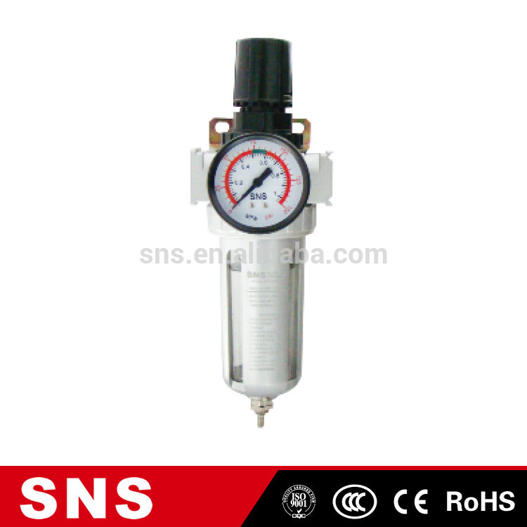 SNS SFR serija Visokokvalitetni pneumatski materijal od legure aluminijuma Regulator vazdušnog pritiska