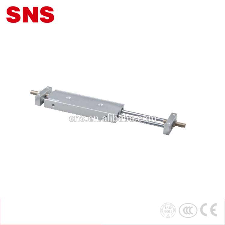 SNS STM Series Working Double Shaft Acting Aluminium Pneumatic Cylinder