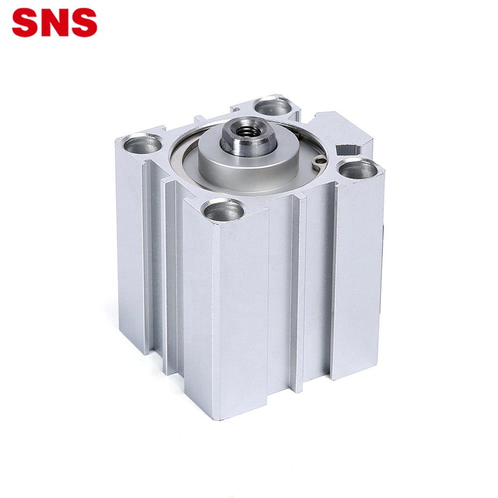 Серія SNS SDA з алюмінієвого сплаву подвійної/одинарної дії пневматичний стандартний компактний повітряний циліндр