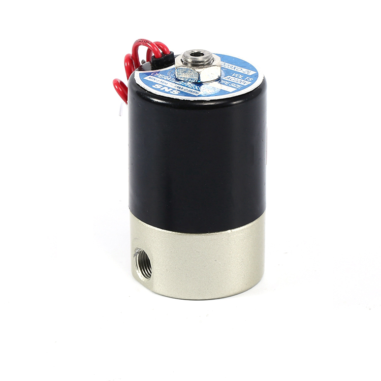 SNS Q Series 24v двупозиционен 1.0Mpa нормален затворен електромагнитен клапан за вода от алуминиева сплав