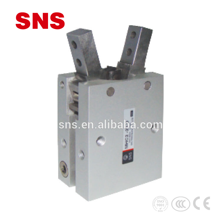 SNS MHC2 ស៊េរី ស៊ីឡាំងខ្យល់ pneumatic ម្រាមដៃក្ដាប់ ស៊ីឡាំងខ្យល់ pneumatic