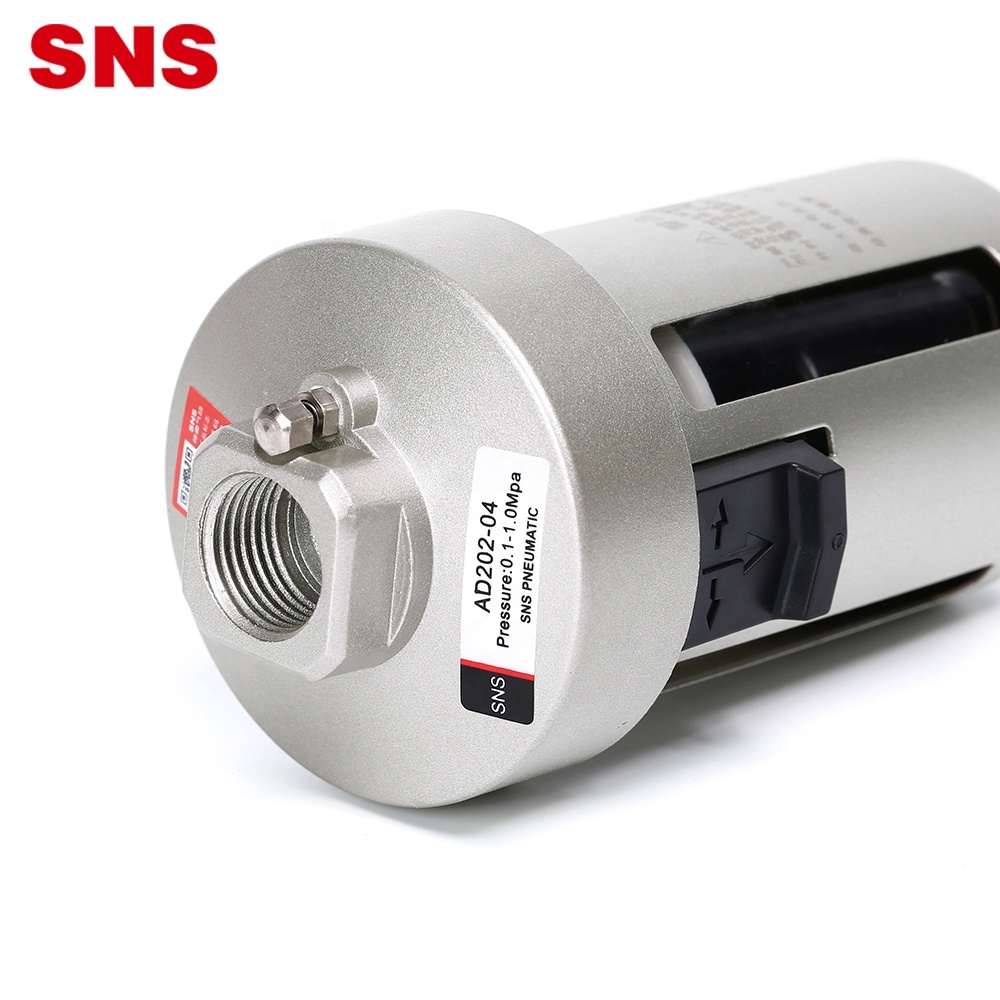 Пневматичний автоматичний дренажний автоматичний зливний клапан серії SNS AD для повітряного компресора