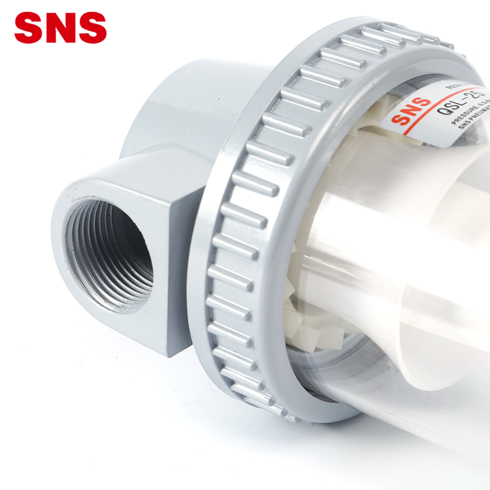 Процесор повітряного фільтруючого елемента з пневматичним джерелом повітря серії SNS QSL із захисною кришкою
