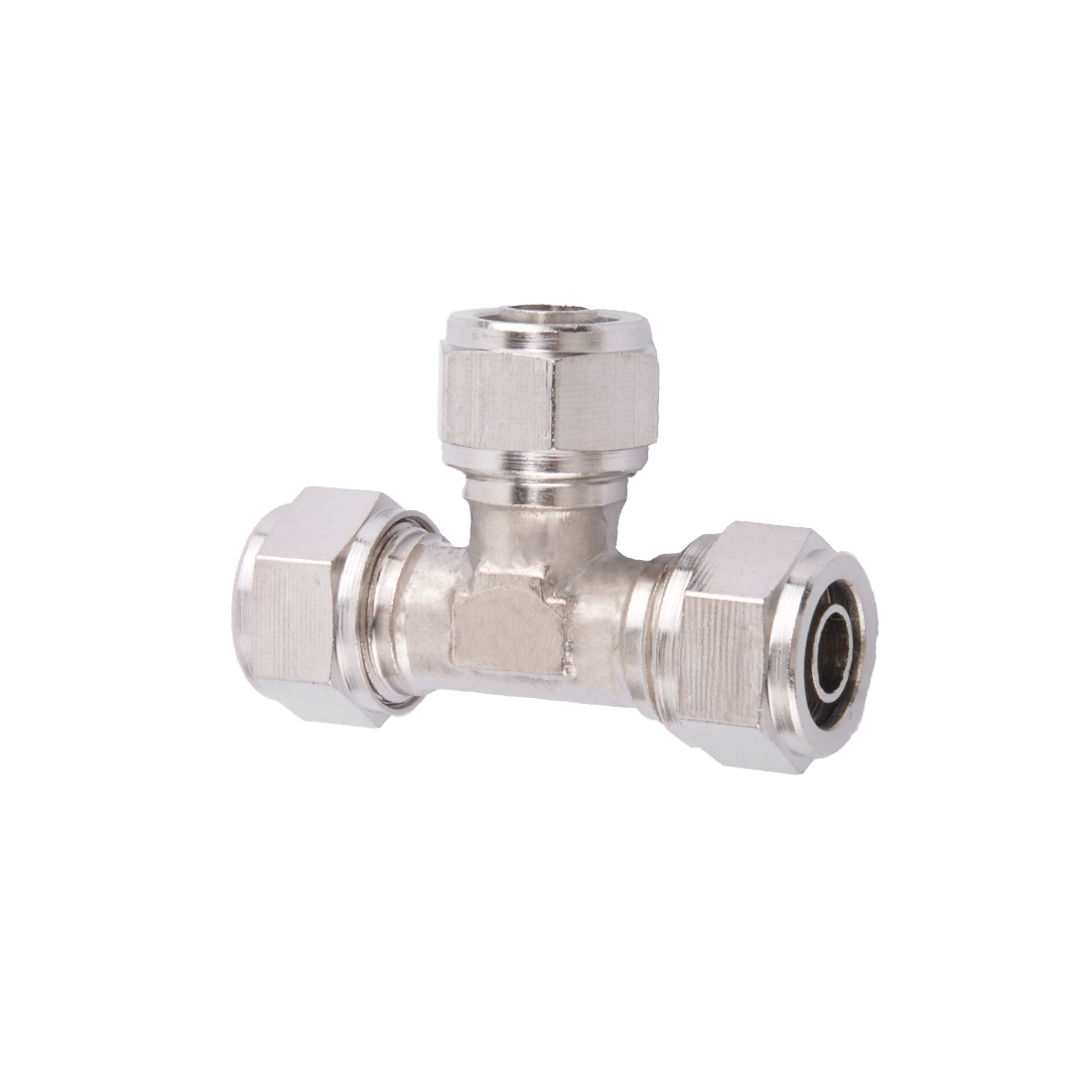 SNS KLE Series pipe fitting pneumatic brass quick coupling three way fitting