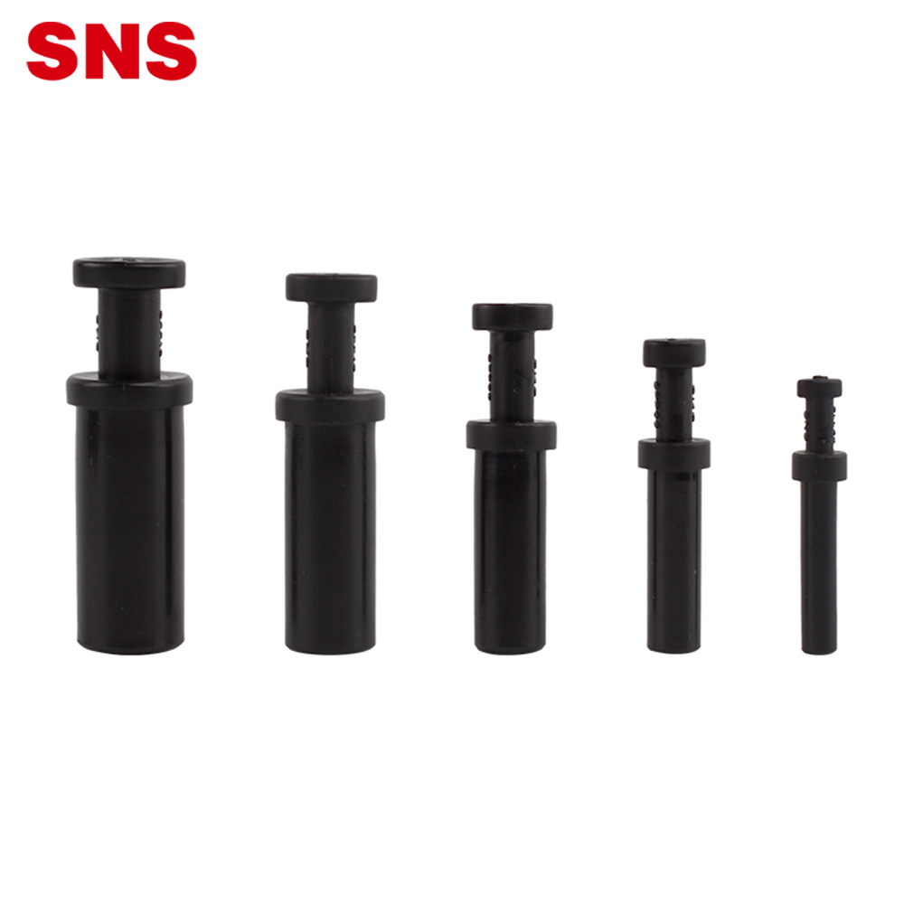 SNS SPP Series one touch pneumatic အစိတ်အပိုင်းများ လေနှင့် အံဝင်ခွင်ကျ ပလပ်စတစ်ပလပ်များ