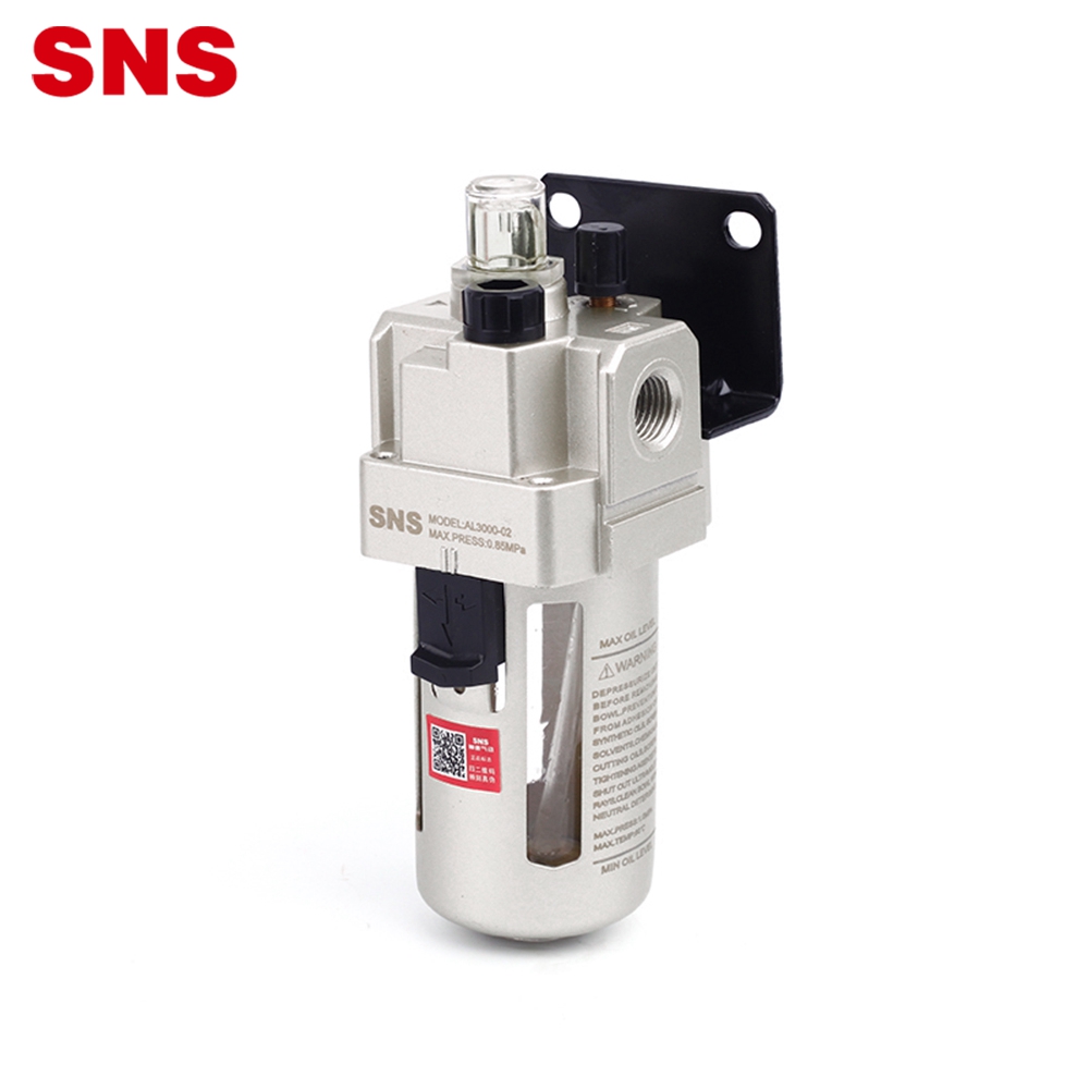 SNS AL Series taas nga kalidad nga air source treatment unit pneumatic automatic oil lubricator para sa hangin