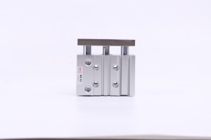 SNS MGP Series triple rod pneumatic compact guide air cylinder with magnet