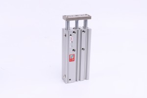 SNS MGP Series triple rod pneumatic compact guide air cylinder nga adunay magnet