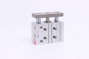 SNS MGP Series triple rod pneumatic compact guide air cylinder with magnet