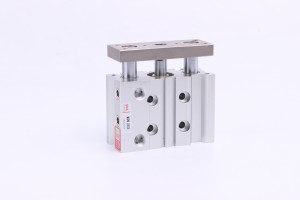 SNS MGP Series trippelstav pneumatisk kompakt styrluftcylinder med magnet