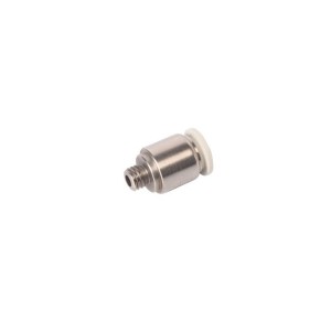 SNS SPOC-C Series pneumatic one touch push to connect brass quick fitting air hose tube connector round male straight mini fitting