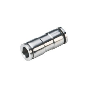 SNS BKC-PU Series Konektor Tabung Udara Stainless steel Pneumatic Union Straight fitting