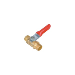 SNS SCQ-01 ទាំងពីរប្រភេទខ្សែបុរសប្រភេទ pneumatic brass air ball valve