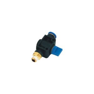 SNS HVSF-A Series male thread flow control hân fentyl plestik pneumatyske luchtslang buis fitting quick Connector